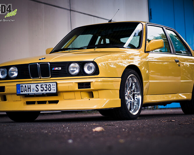 Die gelbe Gefahr: BMW M3 3.8l