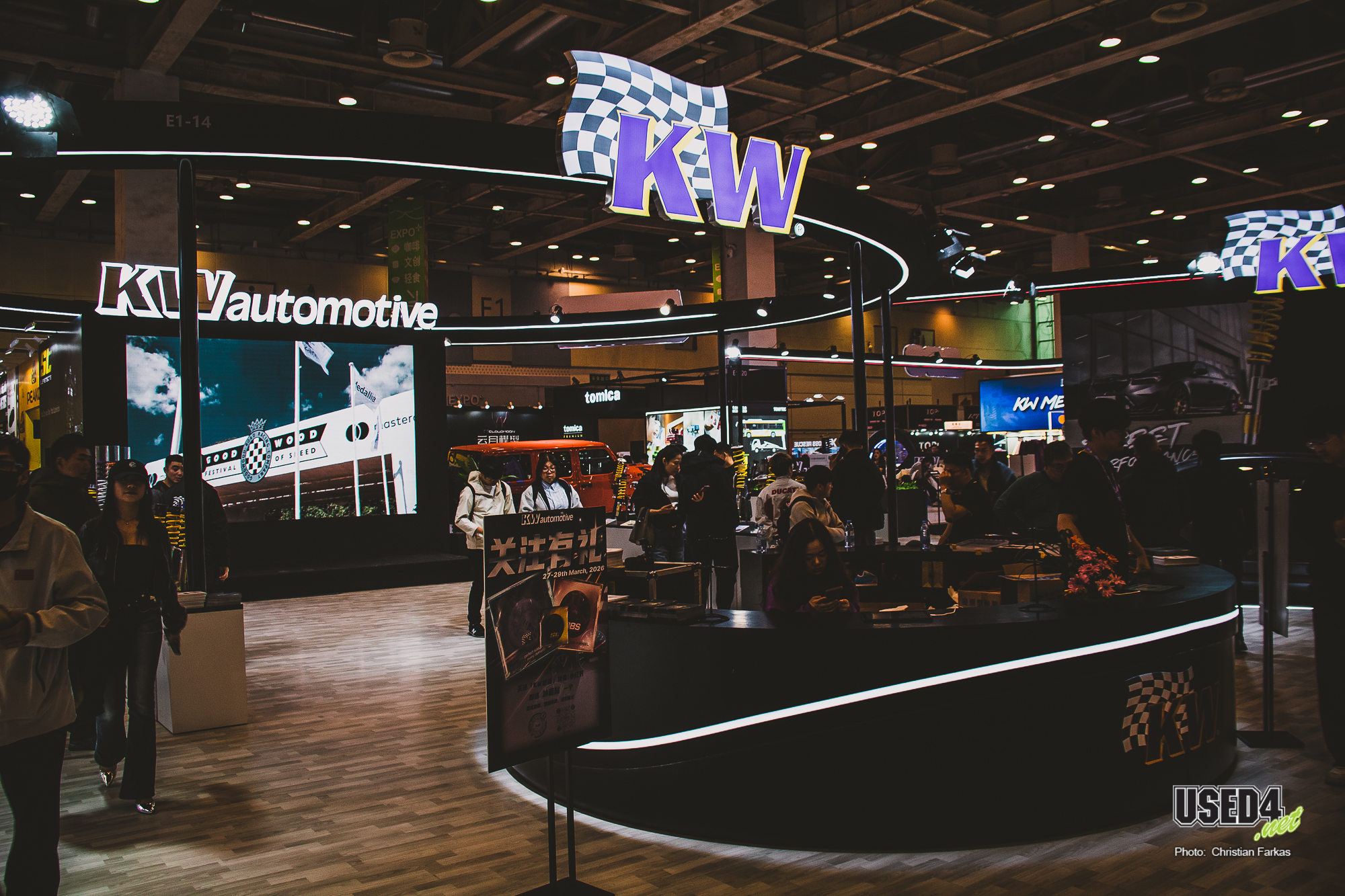 KW und anderen Marken waren unabhängig vom German Pavillion vor Ort.